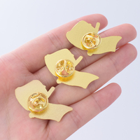 Pin de Solapa Metálico Esmaltado Personalizado con Bandera de Israel en Forma de Cruz, Chapado en Oro y Resina Epoxi, para Regalo Patriótico