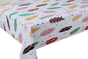 <span class=keywords><strong>Nappe</strong></span> en plastique PVC jetable, lavable, <span class=keywords><strong>transparente</strong></span>, pour fête d'anniversaire, bon marché - Product Image 6