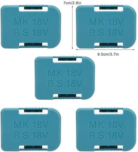 Support de montage mural pour batterie, boîtier de rangement pour batterie au lithium <span class=keywords><strong>Makita</strong></span> Bosch 18V, dispositifs de fixation murale - Product Image 5