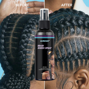 Factory Wholesale Organic Herbal Nourish Hair <strong>Braid</strong> Sheen <strong>Spray</strong> with Strong Hold &amp; Smoothing 120ml - Product Image 5