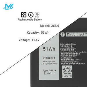 Abd stokta Dell G3 15 için USA j9 Laptop pil 3500 3590 3790 G5 15 5500 SE 5505 P89F Inspiron 5490 INS 15PR-1545W 1548BR - Product Image 6