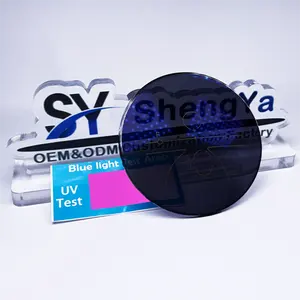 1.56 Hmc โปรเกรสซีฟ Photochromic Blue Cut UV420เลนส์ออพติคอลออปติคัลโปรเกรสซีฟเลนส์สีฟ้า Anit