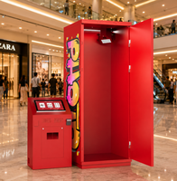 Photomaton commercial fermé DSLR avec imprimante, miroir magique, machine à photos
