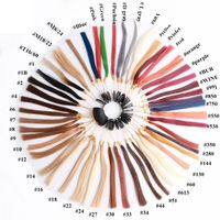 Extensions de cheveux humains Viking Blonde Harmony de qualité salon de luxe, échantillon personnalisé OEM, accessoires d'échantillonnage de couleur