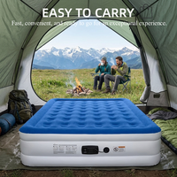 Lit gonflable moderne ultra-doux en PVC avec pompe, mobilier de chambre pliable, matelas pneumatique à montage rapide