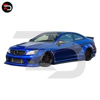 Nouveau kit carrosserie large LB à 99 % de compatibilité avec extensions d'ailes, diffuseur de pare-chocs et aileron de coffre pour Mercedes Classe C W204/C204/C63