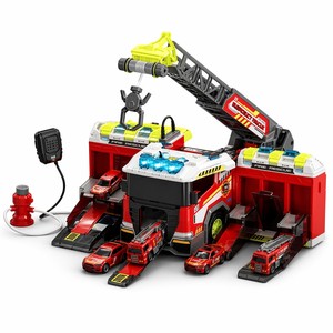 Camión <span class=keywords><strong>de</strong></span> <span class=keywords><strong>Bomberos</strong></span> <span class=keywords><strong>de</strong></span> Juguete, Vehículo Transportador, Set <span class=keywords><strong>de</strong></span> Coches <span class=keywords><strong>de</strong></span> Aleación Fundida a Presión, Sistema Multicarril, Estación <span class=keywords><strong>de</strong></span> Juego <span class=keywords><strong>de</strong></span> Rescate, Regalo Educativo para Niños - Product Image 6