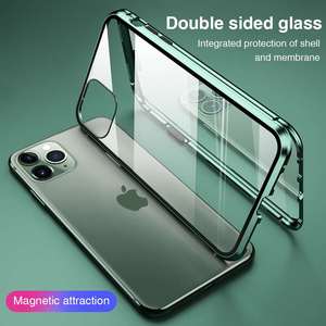 Bán Buôn Hấp Thụ Từ Tính 360 <span class=keywords><strong>Double</strong></span> Side Tempered Glass Di Động Điện Thoại Di Động Trường Hợp Cover Quay Lại Đối Với Xiaomi 9 Máy Ảnh - Product Image 5
