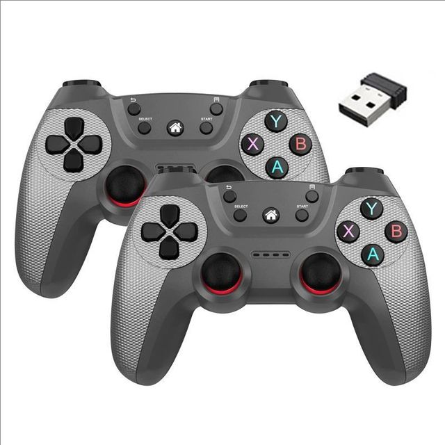 2.4G Wireless Game Controller 029D Dual Player One Drag Two Anti-slip for Android TV BOX PC Low Latency