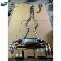 Sistem Knalpot Performa Tinggi untuk BMW M340i 520i 530i 540i M550i G30 G38 Pipa Knalpot Catback Berkatup