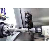 Tour à métaux CNC de haute qualité d'origine, tour à banc incliné, tour CNC automatique personnalisé pour le tournage et le fraisage des métaux