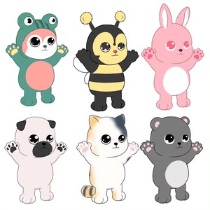 Usine de fabrication d'animaux en peluche personnalisés, fabricant de jouets en peluche sur mesure, fabricant de poupées en peluche OEM, personnage 2D à 3D, mascotte, cadeau mignon de haute qualité - Product Image 1