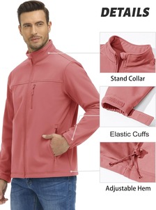 Veste d'hiver légère et résistante au vent et aux intempéries pour hommes, respirante et résistante à l'eau, pour les activités de plein air - Product Image 3