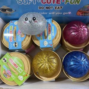 Dumpling Stress <b>Ball</b> Food Steamed Stuffed Bun Stress Relief Squeezing Bun Toys for Halloween Gift Funny Kid Playing <b>Squeeze</b> <b>Ball</b> - Product Image 6
