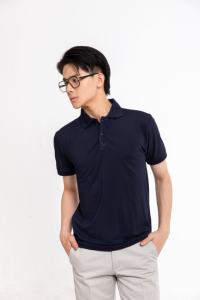 เสื้อโปโลผ้าโพลีเอสเตอร์แบบรัดกล้ามเนื้อ - Product Image 3