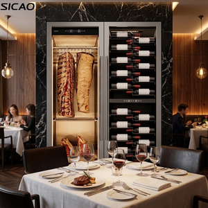 Sicao DA-400S+JS-: Armario de Maduración de Carne (Res, Jamón) y Nevera/Refrigerador Combinado para Vinos y Bebidas para el Hogar - Product Image 3
