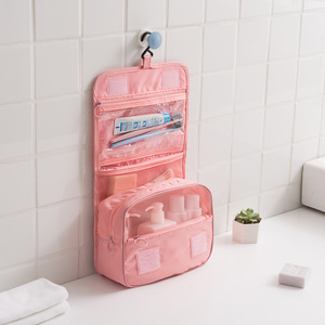 Wholesale Foldable Waterproof Polyester Cosmetic <strong>Wash</strong> <strong>Bag</strong> <strong>Women</strong> Hanging <strong>Bag</strong> for Travel - Product Image 3