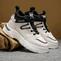 Chaussures de sport décontractées classiques pour hommes, montantes, de haute qualité, résistantes à l'usure, avec plateforme, logo personnalisé, antidérapantes
