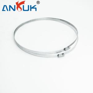 Collier de serrage en acier inoxydable personnalisé 304 316, plage de serrage flexible de 12 mm à 300 mm, <span class=keywords><strong>bande</strong></span> à vis <span class=keywords><strong>renforcée</strong></span> pour systèmes de ventilation - Product Image 6