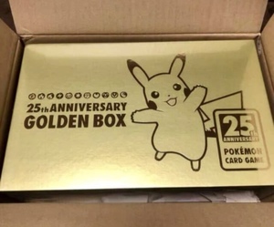 Cartes à collectionner Pokemond, boîte scellée, version japonaise originale PTCG, <span class=keywords><strong>coffret</strong></span> cadeau Pikachu doré 25e anniversaire, objet de collection - Product Image 3