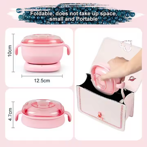 200ml Capacité Silicone Souple Pliable Petit Volume pour un Stockage Facile Fondre <span class=keywords><strong>Cire</strong></span> Remuer Épilation <span class=keywords><strong>Cire</strong></span> Ménage <span class=keywords><strong>Cire</strong></span> Pot - Product Image 3