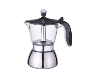 Pot moka en verre 2022 espresso café moka pot italien