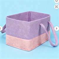 Panier de rangement artisanal en feutre de laine pour la maison, organisateur de jouets et de couvertures, boîte de rangement pour chambre d'enfant, bac de rangement décoratif