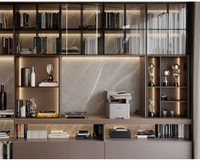 Profil en aluminium contemporain Portes en verre pour armoire Armoire Cadre Fenêtre
