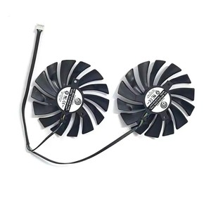 ที่ทำความเย็น GTX1080Ti 4PIN 95มม. สำหรับ <span class=keywords><strong>MSI</strong></span> <span class=keywords><strong>GTX</strong></span> 960 1060 1070 <span class=keywords><strong>1080</strong></span> <span class=keywords><strong>Ti</strong></span> GTX980Ti เกม RX 470 GAMING X พัดลมกราฟิก - Product Image 5