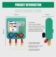 DUOYI DY523 Manomètre RefrigerationAir Conditioning Temperature Tester Valves Tool