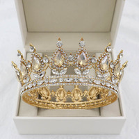 Nouvelles couronnes en strass tendance, diadèmes, décorations de gâteaux, diadème de mariée, couronne de cheveux de mariage, décoration de gâteaux