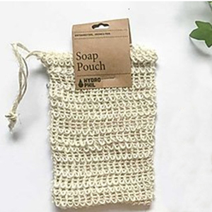 Bolsa exfoliante <span class=keywords><strong>de</strong></span> <span class=keywords><strong>ganchillo</strong></span>, respetuoso con el medio ambiente, cero residuos, cordón, bolsa Natural, Sisal, algodón, jabón, malla - Product Image 3