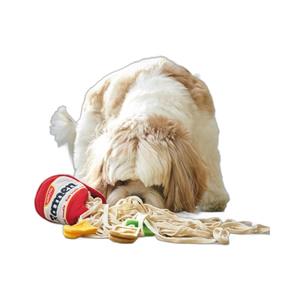 Juguete interactivo de algodón con aroma a ramen coreano popular para mascotas, juguete para ocultar comida para mascotas - Product Image 5