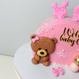 Decorazione per <span class=keywords><strong>Torta</strong></span> in Acrilico INS 'Welcome Baby Girl' per Baby Shower e Feste a Tema per Bambine - Product Image 2