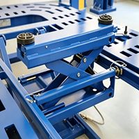 Banc de redressage de carrosserie certifié CE UL-299KP, équipement de traction hydraulique 5T pour atelier automobile et garage
