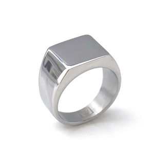 Cincin besi tahan karat dikepang <span class=keywords><strong>Tat</strong></span> populer mode - Product Image 5