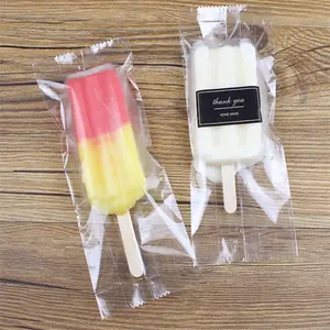 Toptan gıda sınıfı özel baskılı ısıl yapışmalı plastik popsicle sarıcı buz popsicle ambalaj çantası