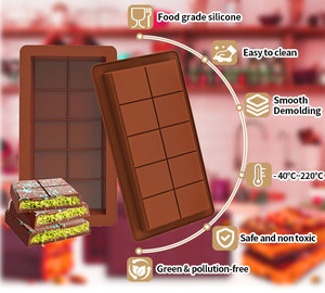 Mhc Hình Học Thanh Lớn Sâu Giáng Sinh Sô Cô La Khuôn New Silicon Hình Khuôn Mẫu Cho Bánh Công Cụ Cho Trang Trí Sôcôla Trong Dubai - Product Image 3