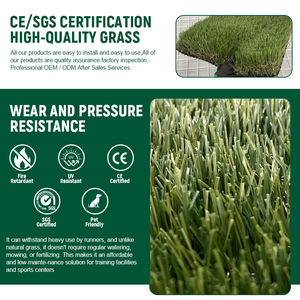 <span class=keywords><strong>Gazon</strong></span> artificiel réaliste en rouleau, résistant aux UV, herbe synthétique durable, tapis vert pour jardin, patio, aménagement extérieur - Product Image 2