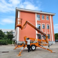 Tragbarer Teleskop-Hubsteiger 12m-24m, Anhänger-Arbeitsbühne, Anhänger-Hubarbeitsbühne, kleine Gelenk-Arbeitsbühne, Nifty Lift, Anhänger-Boomlift