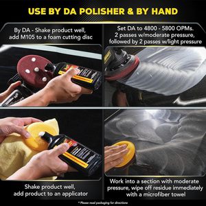 Fórmula Profesional Meguiar's con Acción de Corte Rápido que Elimina los Arañazos, Compuesto Ultra-Corte Mirror Glaze M10508 - Product Image 4
