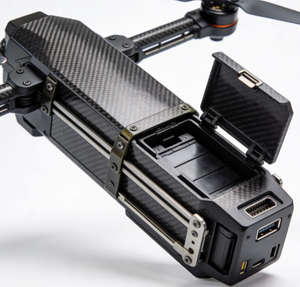 Boîtier de batterie léger et résistant à l'eau en fibre de carbone pour accessoires - Product Image 4