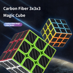 Promocional Mini <span class=keywords><strong>fibra</strong></span> <span class=keywords><strong>de</strong></span> <span class=keywords><strong>carbono</strong></span> ABS 3x3 velocidad <span class=keywords><strong>cubo</strong></span> mágico 3x3x3 rompecabezas <span class=keywords><strong>cubo</strong></span> Fidget juguete regalo educativo para niños - Product Image 2