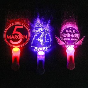 Hengyao-Palo de luz fluorescente para concierto, personalizado, bricolaje, acrílico, intermitente, imagen de personal de dibujos animados, palo flash para concierto - Product Image 3