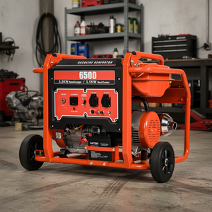 2-in-1 4-Stroke Gasoline Welder Generator 6.5kW 420cc 25L Fuel Tank Portable Electric Welding Machine Petrol Generator for - Product Image 1