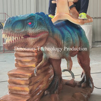 Çocuklar İçin Büyük Animatronik T-Rex Binme Oyuncağı, İnteraktif Eğlence İçin Eğlenceli Dinozor Robot Binme Oyuncağı