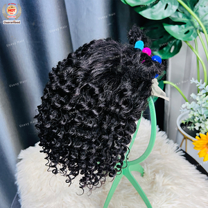 Parrucche per bambini 4*4 parrucche con chiusura in pizzo per bambini indiani capelli umani in pizzo e ricci senza colla anteriore <span class=keywords><strong>parrucca</strong></span> per giovane donna - Product Image 4
