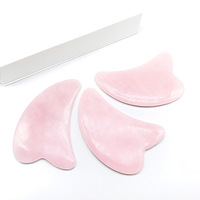 Ensemble de Gua Sha en pierre de jade HZ, outil de raclage et de massage pour le visage, lifting et raffermissement, soin de la peau, masseur facial Guasha
