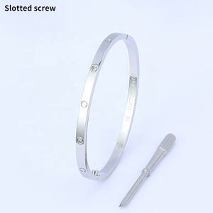 Braccialetti d'amore designer di lusso gioielli versione Slim Love vite braccialetti in acciaio inossidabile marca cacciavite sottile per amanti <span class=keywords><strong>bracciale</strong></span> - Product Image 2