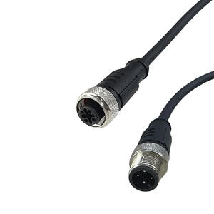 Водонепроницаемый кабельный разъем IP67 с 6, 7, 8, 9, 10, 12 контактами, круглый, типа «папа-мама», M8, M12, M16, для сенсорных приложений - Product Image 3